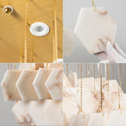 Natural Alabaster Chandelier — image 19