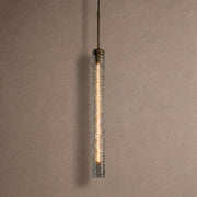 Colleena Hammered Glass Pendant