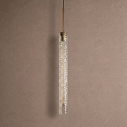 Colleena Hammered Glass Pendant