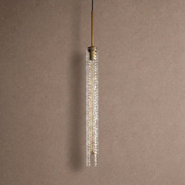 Colleena Hammered Glass Pendant