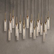 Colleena Linear Fluted Glass Chandelier