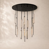 Audessa Crystal Round Chandelier 56
