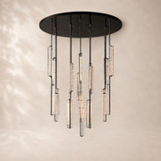 Audessa Crystal Round Chandelier 56
