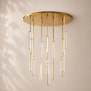 Audessa Crystal Round Chandelier 56