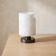 Minimalist Cylindrical Alabaster Table Lamp — image 16