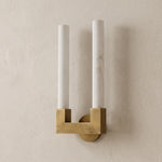 Corvin Alabaster Column Wall Sconce