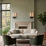 Corvin Alabaster Column Wall Sconce