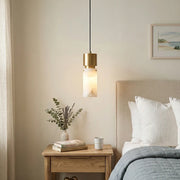 Cylindrical Alabaster Pendant lamp — image 3
