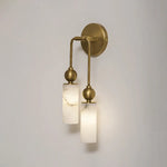 Cylindrical Harlin Alabaster Wall Lamp