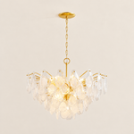 Darevielle Teardrop Blown Glass Chandelier 35.75