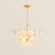 Darevielle Teardrop Blown Glass Chandelier 35.75