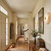 Disc Shaped Alabaster Wall Light