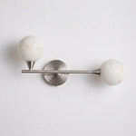 Duvelle Alabaster Two-Globe Wall Sconce