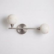 Duvelle Alabaster Two-Globe Wall Sconce