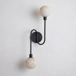Duvelle Alabaster Two-Globe Wall Sconce