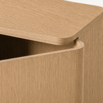 Liromelle Media Console — LIGHT OAK / 6 DOOR 96