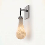 Elowen Alabaster Teardrop Wall Sconce