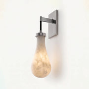 Elowen Alabaster Teardrop Wall Sconce