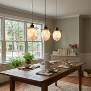 Faceted Alabaster Pendant Light — image 7