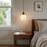Faceted Alabaster Pendant Light — image 3