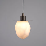 Faceted Alabaster Pendant Light — image 11