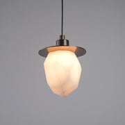 Faceted Alabaster Pendant Light — image 13