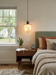 Faceted Alabaster Pendant Light — image 9