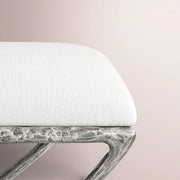 Caloria X-Base Stool — FORGED PEWTER / SNOW WHITE