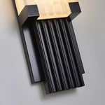 Fluted Alabaster Column Wall Sconce