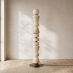 Geometric Alabaster Sculptural Floor Lamp — image 11