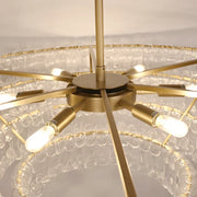 Ghiaccio Glass Oval Chandelier 54''65''