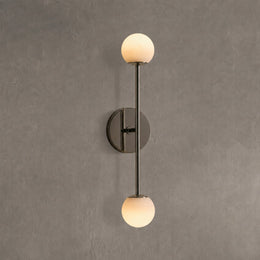 Girouette Alabaster Double Wall Sconce