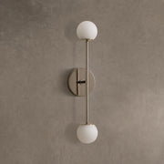Girouette Alabaster Double Wall Sconce