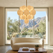 Grape Cluster Alabaster Spherical Chandelier — image 8
