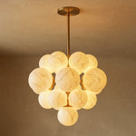 Grape Cluster Alabaster Spherical Chandelier — image 11