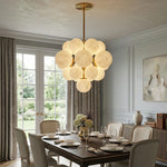 Grape Cluster Alabaster Spherical Chandelier — image 7