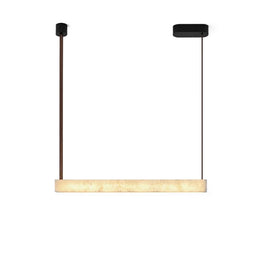 Halia Alabaster Linear Tube Chandelier