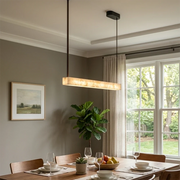 Halia Alabaster Linear Tube Chandelier