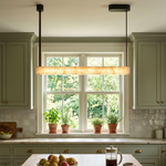 Halia Alabaster Linear Tube Chandelier
