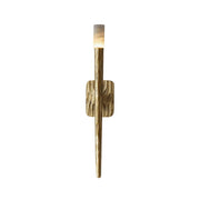 Hammered Torch Alabaster Wall Light