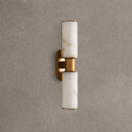 Harlin 2-Light Wall Sconce in Alabaster