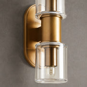 Harlin 2-Light Wall Sconce in Clear