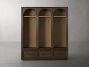 Haven Triple Entryway Cabinet in Oak 70