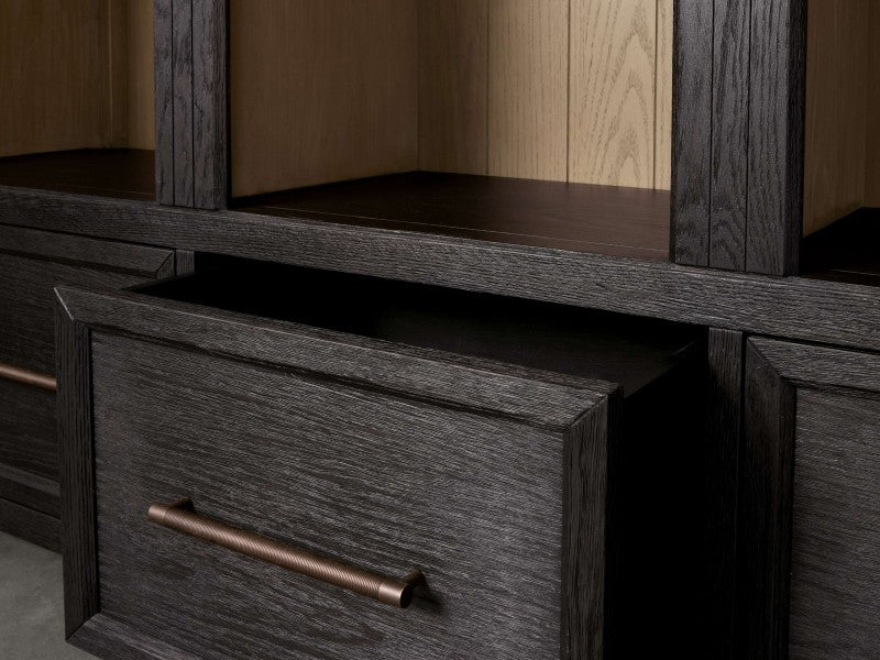 Haven Triple Entryway Cabinet in Oak 70"W