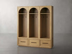 Haven Triple Entryway Cabinet in Oak 70"W