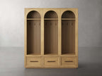 Haven Triple Entryway Cabinet in Oak 70"W
