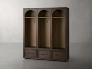 Haven Triple Entryway Cabinet in Oak 70