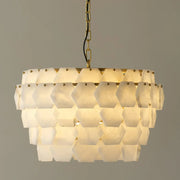 Hexagonal Layered Alabaster Chandelier — image 12
