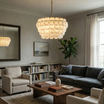 Hexagonal Layered Alabaster Chandelier — image 7
