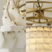 Hexagonal Layered Alabaster Chandelier — image 11
